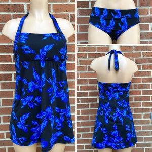 Lands’ End 6 Mastectomy Tankini Swim Set